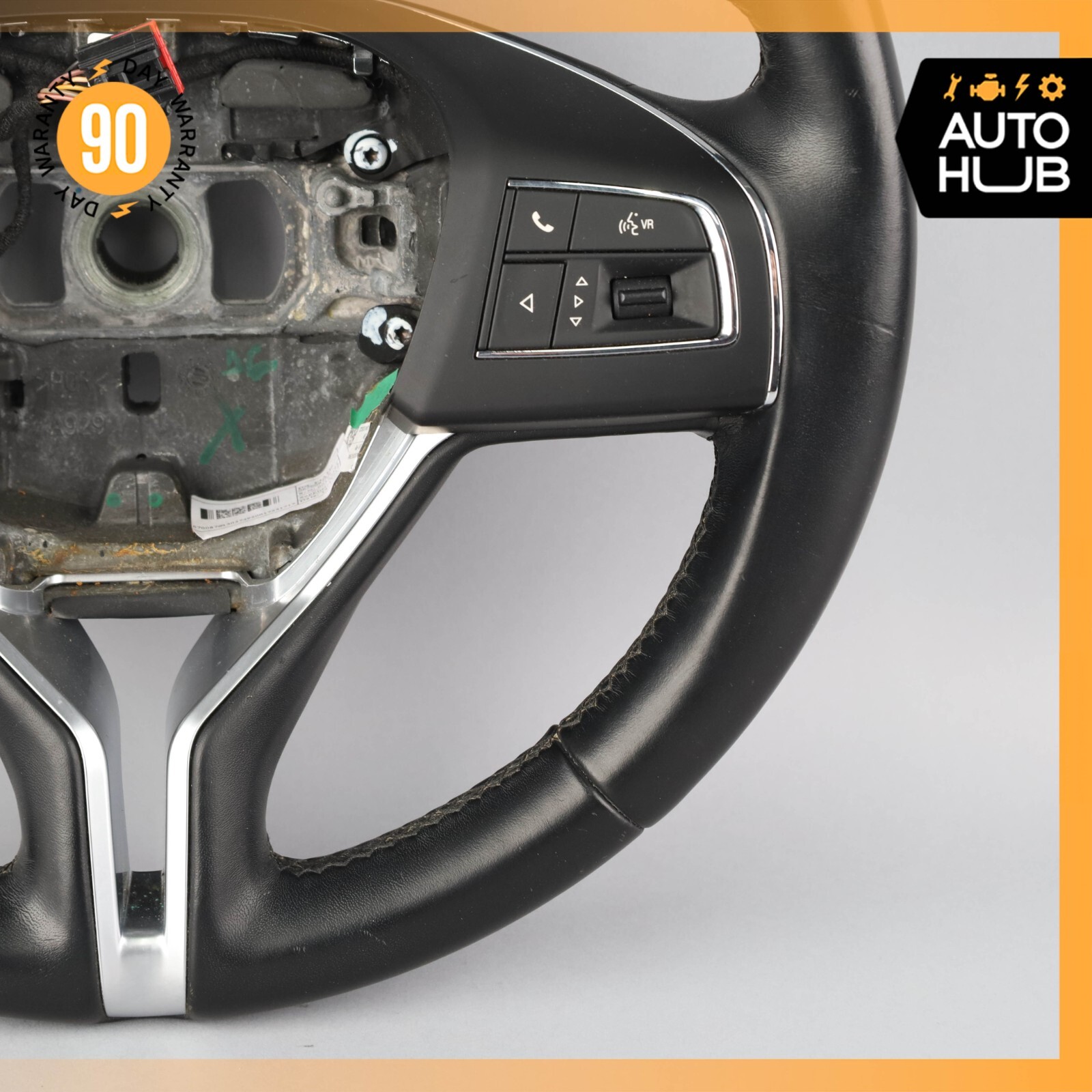 17-20 Maserati Levante M161 Steering Wheel Black 06700876130 OEM 64k
