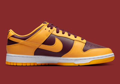 その他 asu Nike Dunk Low Retro Arizona State University ASU Gold Maroon