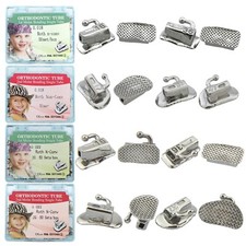 Dental Orthodontic Buccal Tubes 1st 2nd Molar Non-Convertible Bond Roth 018 022
