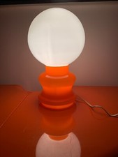 LAMPE COLLECTOR VERRE DOUBLE - SPACE AGE STYLE INGO MAURER - VINTAGE ORANGE