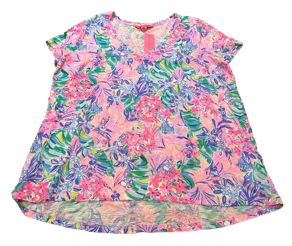 売れ筋商品|||エヌワイディージェイ カットソー トップス レディース Plus Size Pintuck V-neck Top Lilla Garden WS1F0537_U1087_DPA.jpg?v=