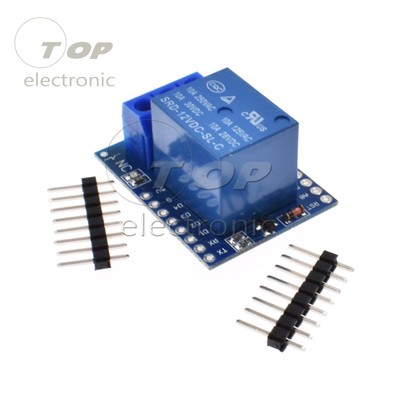 2PCS 12V 1CH Relay Shield V2 Version 2 for WEMOS D1 mini ESP8266 Module Arduino