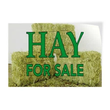 Decal Stickers Hay for Sale Outdoor Advertising Printing D Store Sign Label