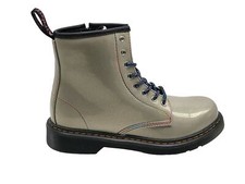 Dr. Martens 1460 Sparkle Rays Womens Size 5 Silver Iridescent Glitter Boots