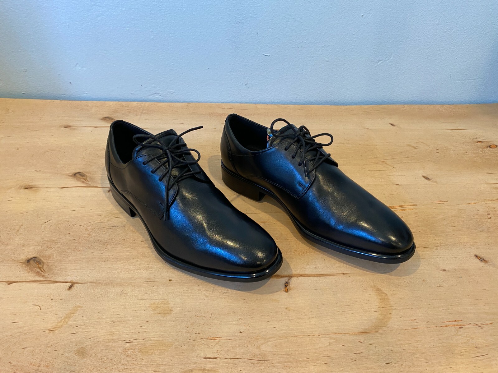 New Mens Ecco City Tray Plain Toe Derby 