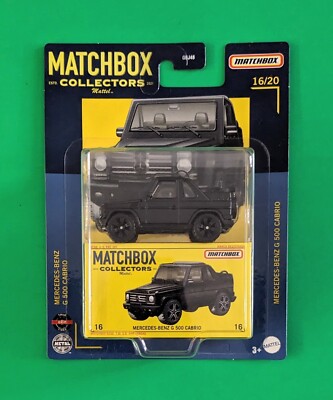2021 MATCHBOX COLLECTORS - METAL - TRUE GRIP TIRES - Mercedes G500 Cabrio #16/20