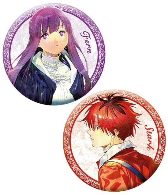 TV Anime Frieren: Beyond Journey's End 05 Stark Book Shape Tin Badge