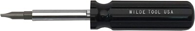 Wilde Tool SW6 6 In 1 Quick Change Screw Driver Made in USA