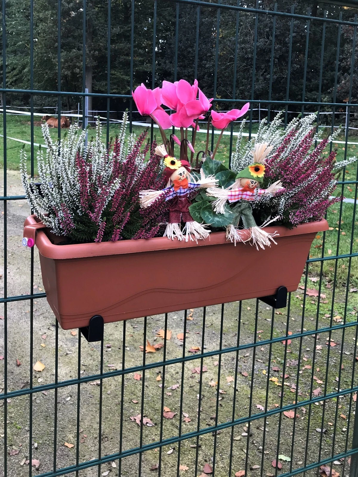 Blumenkastenhalter Blumenkasten Halterung Halter Doppelstabmattenzaun  Gartenzaun | eBay