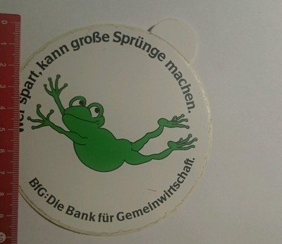 Aufkleber/Sticker: BfG wer spart kann große Sprünge machen (27101642)