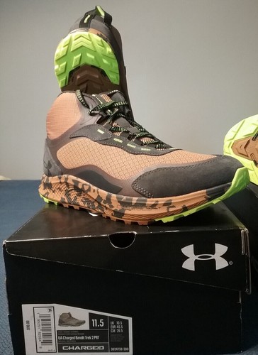 Under Armour Men's Charged Bandit Trek 2 PRT Hiker, 3024759 200, Brown/Blk/Volt - Picture 5 of 12