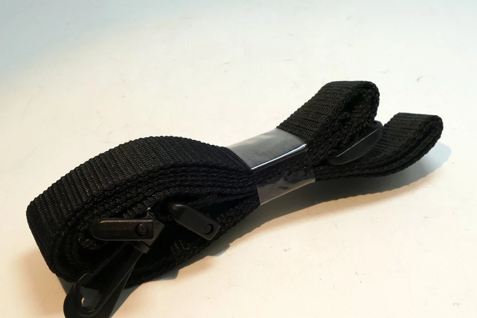 ALL-BLACK Neck Shoulder Strap for Camera Case2.5cm wide nylon sturdy - New - Image 2 of 4