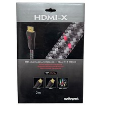 Audioquest HDMI-X 2 meter HDMI Cable Braided Version New