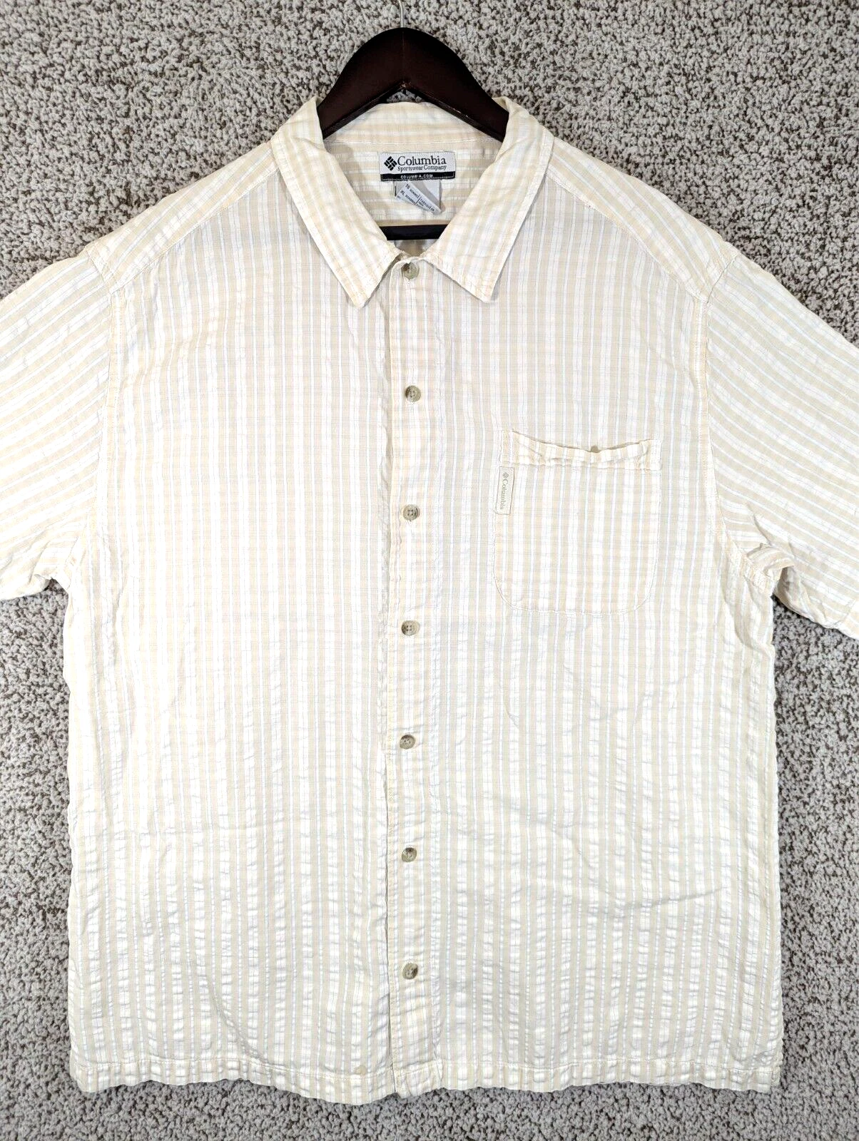Columbia Button Up Short Sleeve Shirt Men's XL - Hike, Camp, Fish
Opens in a new window or tab