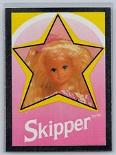 1992 Panini Barbie and Friends Skipper PT5 Bend  Peel Sticker