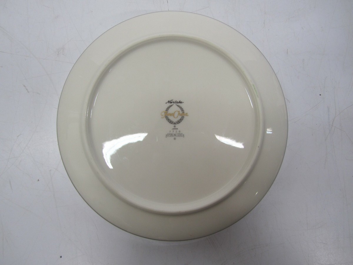 Vtg Noritake Japan Fine China 7720 Sterling Cove 8 1/4