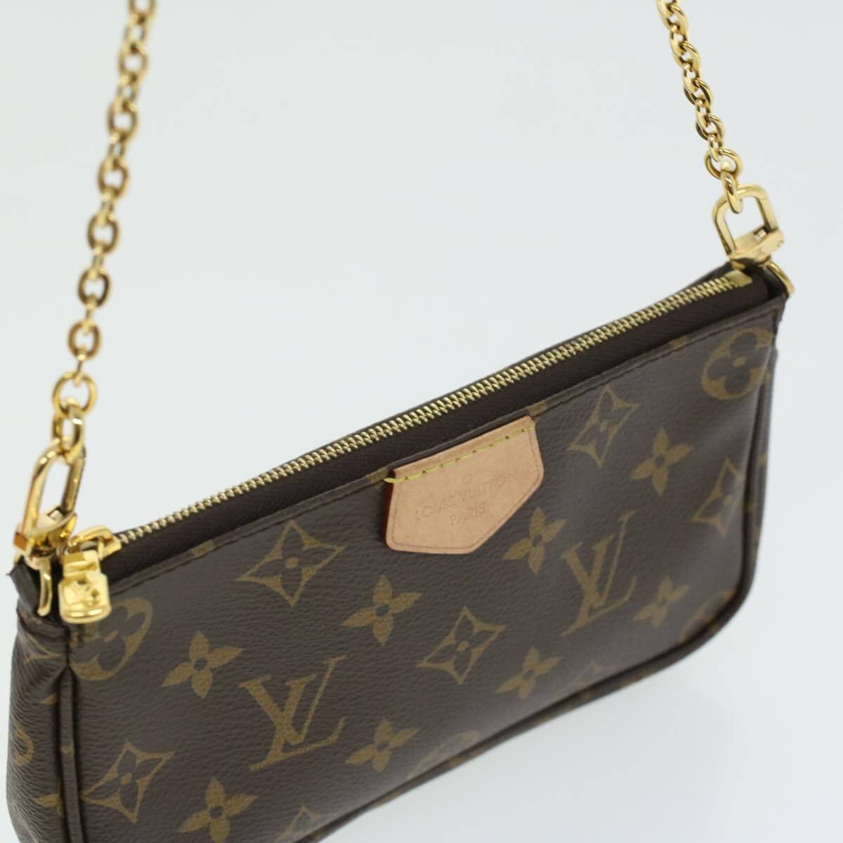 LOUIS VUITTON Monogram Multi Pochette Accessoires Pouch Khaki 