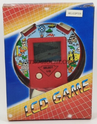 LCD GAME HELICOPTER WATCH HANDHELD HYCO ELECTRONIC VINTAGE '80 NEW IN BOX GLOBO