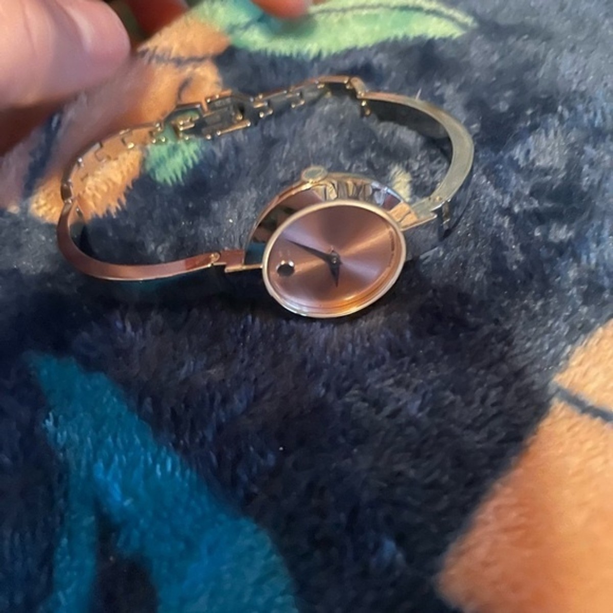 Movado A1 84 1830 Watch Pink Face and Sterling Silver | eBay display picture 1