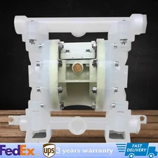 All-Plastic Pneumatic Double Diaphragm Pump Air-Operated QBY4-15PP 101 PSI