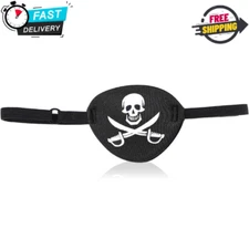 Pirate Eye Patch Cute Eye Patches for Adults Kids Adjustable Medical Eye Patch
