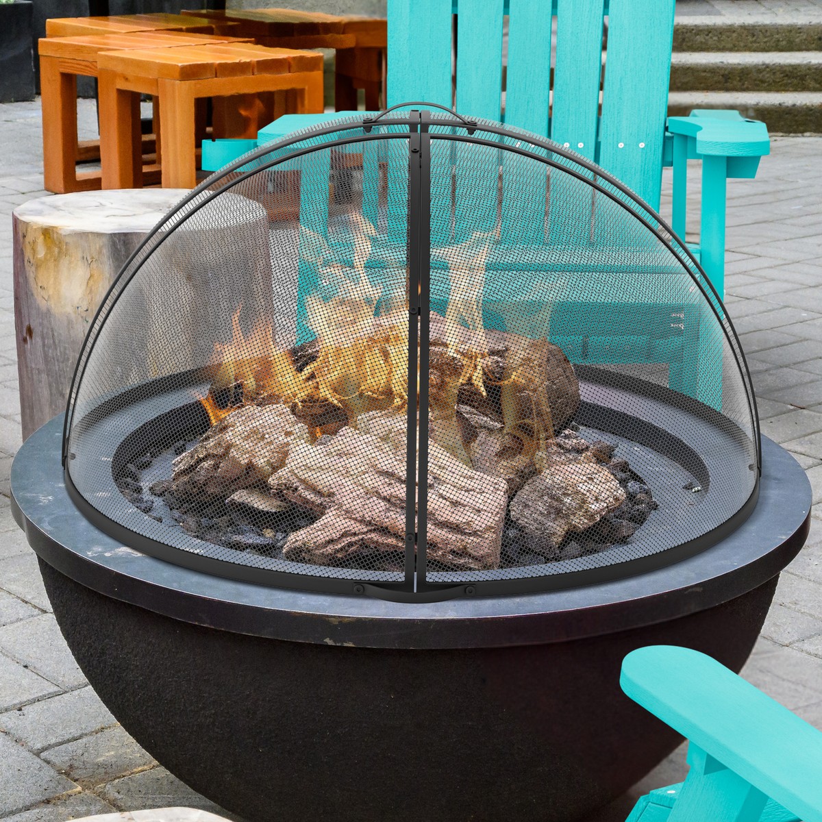 Fire Pit Screen 36 Inches
