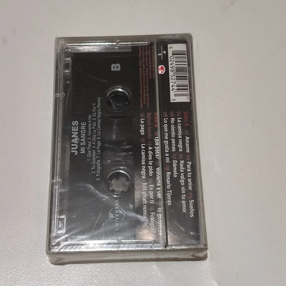 Juanes – Mi Sangre 2004 - original indonesia tapes brand new - Image 2 of 4