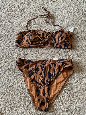 NEW IN BAG Women s Cupshe Bikini - Top and Bottom both XL