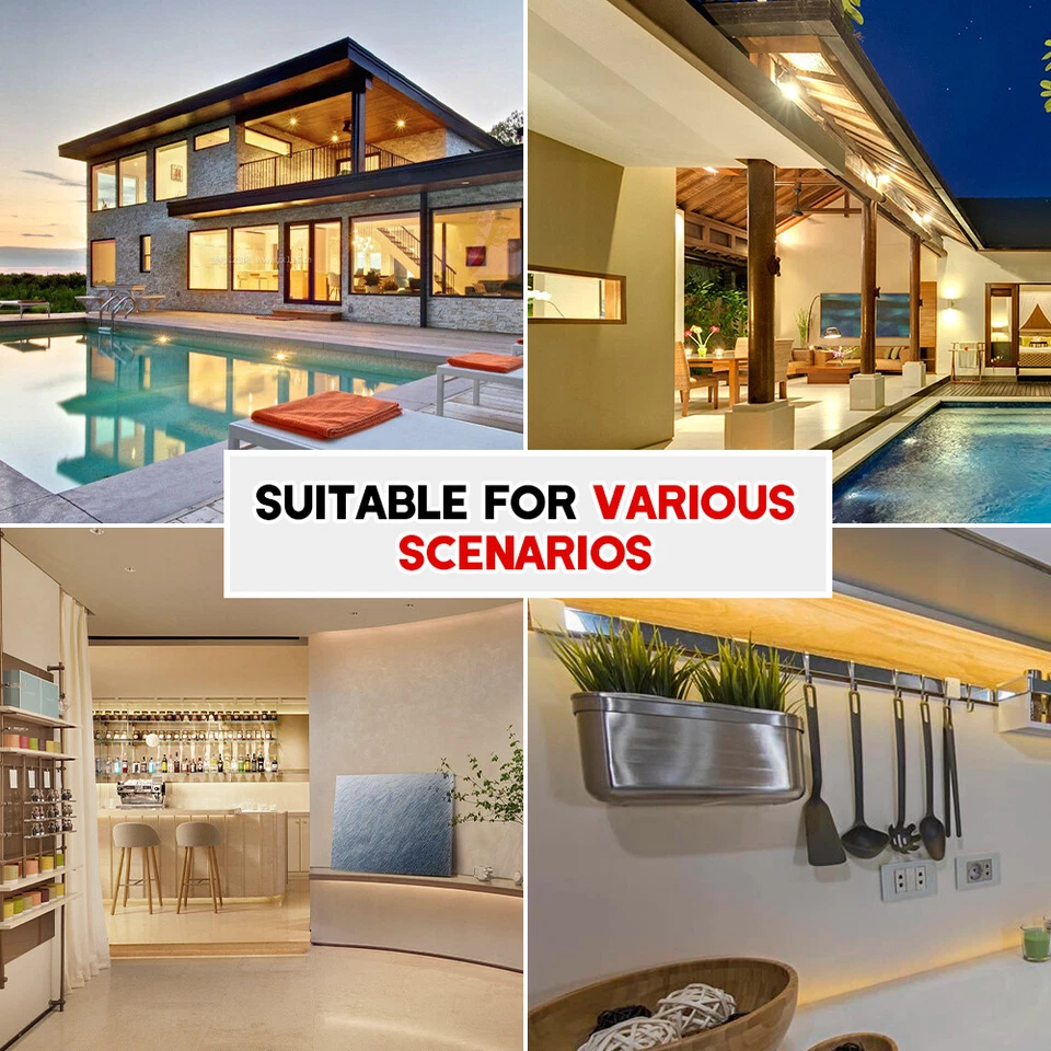 Solar COB LED Strip Lights Neon Rope Light 12V IP68 Waterproof DIY Outdoor Decor - Image 3 of 4