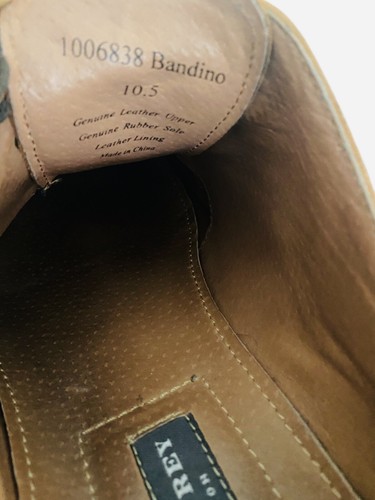 Aston Grey Bandino Men’s Oxfords 10.5 Brown Leather Cap Toe Dress Shoes - Picture 5 of 7