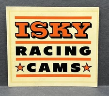 Ed Iskenderian Racing Cams Original Waterslide Decal 1960's Isky