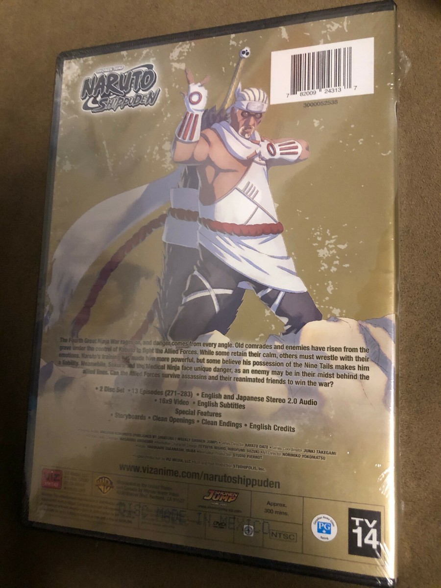 Naruto: Shippuden - Box Set 22 (DVD, 2015, 2-Disc Set) NEW