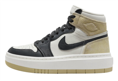 Women's Nike Air Jordan 1 Elevate High Team Gold Smoke Grey DN3253-700 sz 10.5