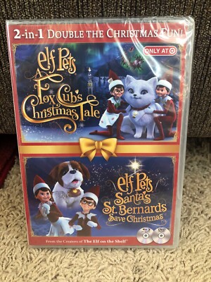 Elf On The Shelf Pets Fox Cubs Christmas Tale & Santa s St Bernards Save Blu-ray
