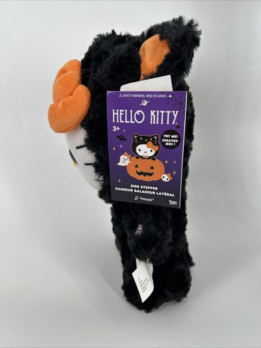 Hello Kitty Plush Gemmy Halloween Decor Black Cat Door Greeter Sanrio Side Step - Picture 2 of 6