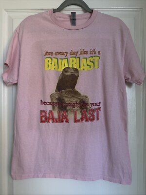 Gildan Pink Round Neck Short Sleeved T shirt 