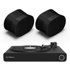 Victrola Stream Onyx Works With Sonos Turntable &amp; Pair Of Sonos Era 300