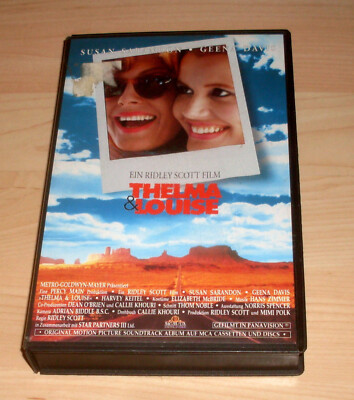 VHS Film - Thelma & Louise - Susan Sarandon - Geena Davis - Videokassette