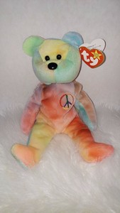 peace beanie baby tag errors