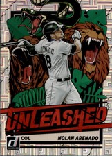 Nolan Arenado 2021 Donruss Baseball - Unleashed Vector  - Colorado Rockies