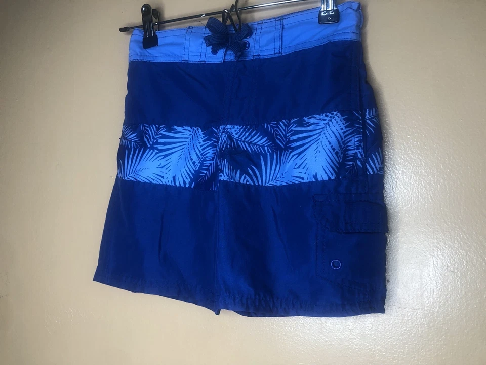 Body Glove Niño Talla 5/6 Pantalones Cortos de Natación Cordón Azul Malla Forro Bañador Foto 3 de 4