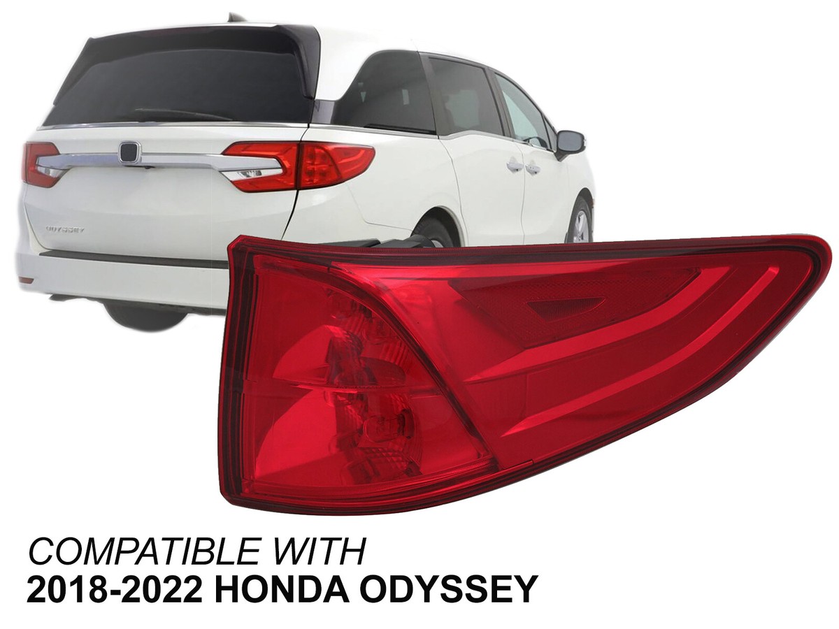 For Outer Tail Light 2018-2022 Honda Odyssey Passenger Right Side