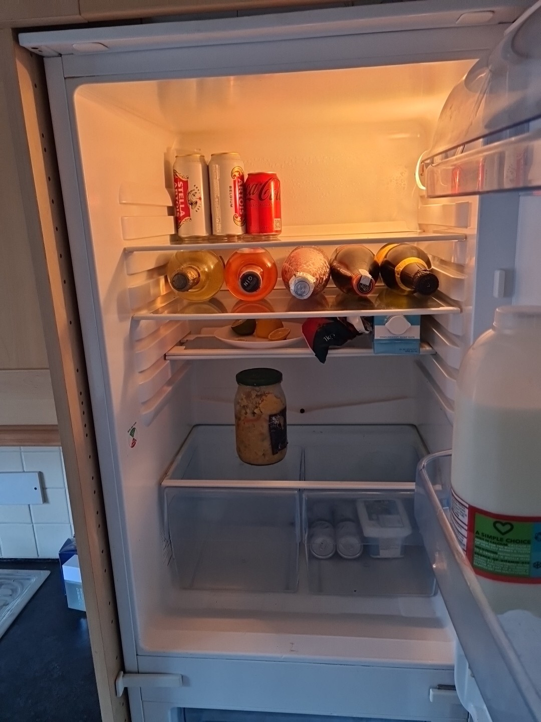 Electrolux Integrated Fridge Freezer White Ern 2870 eBay