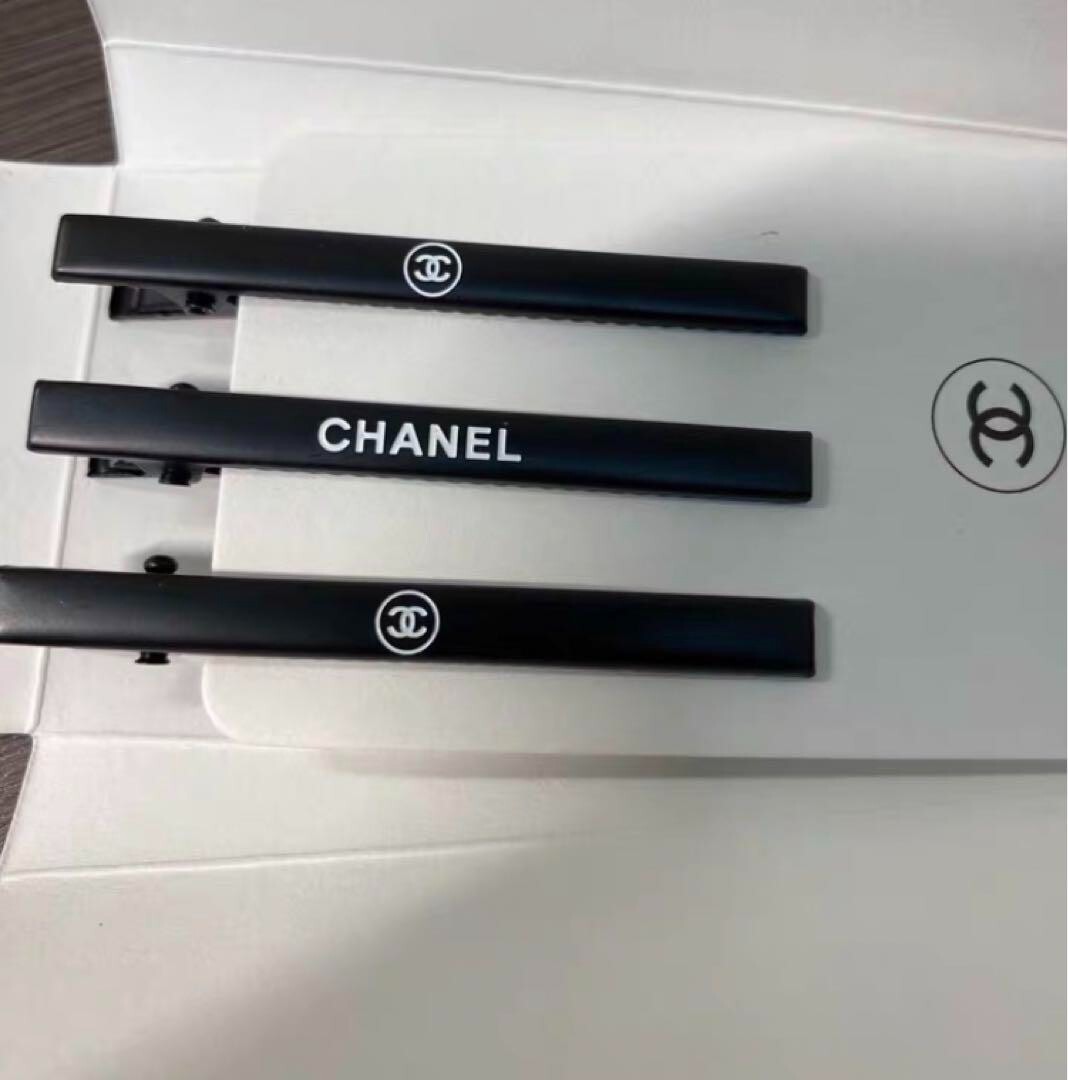 3 SET Chanel Beaute hair pin hair clip hair accessory limited 6cm