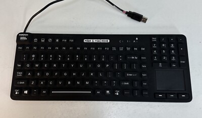 Man and Machine IP68 Touch Silicone Rubber Waterproof keyboard, Mouse Pad