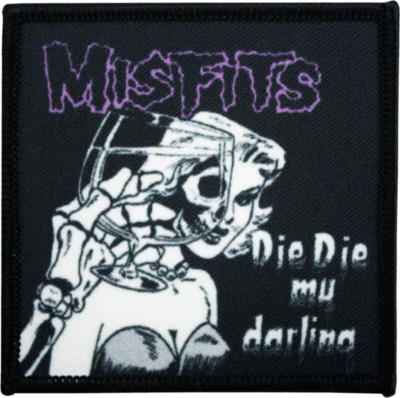 Patch - Misfits Die Die My Darling Single Cover Art Repro - 3'' x 3'' #19030