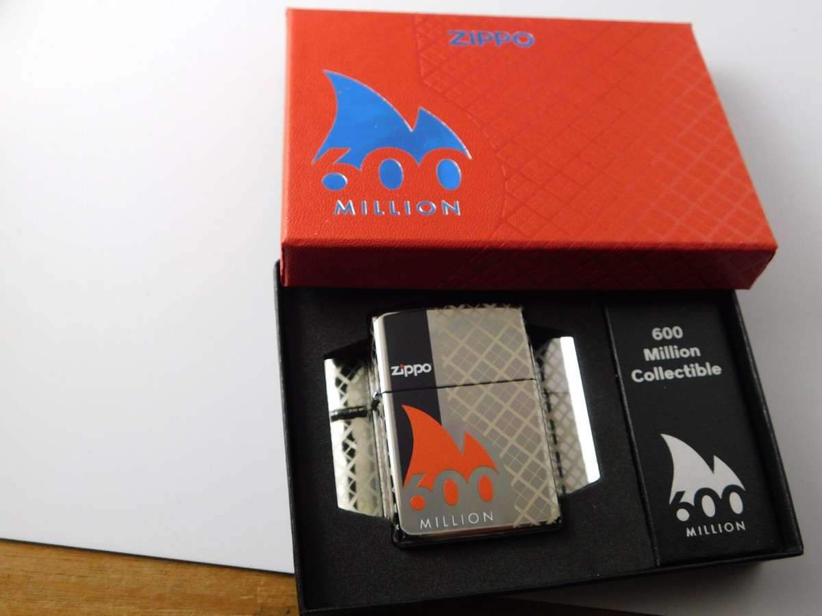 ZIPPO LIGHTER 600 MILLION SPECIAL BOTTOM STAMP LIMITED EDITION