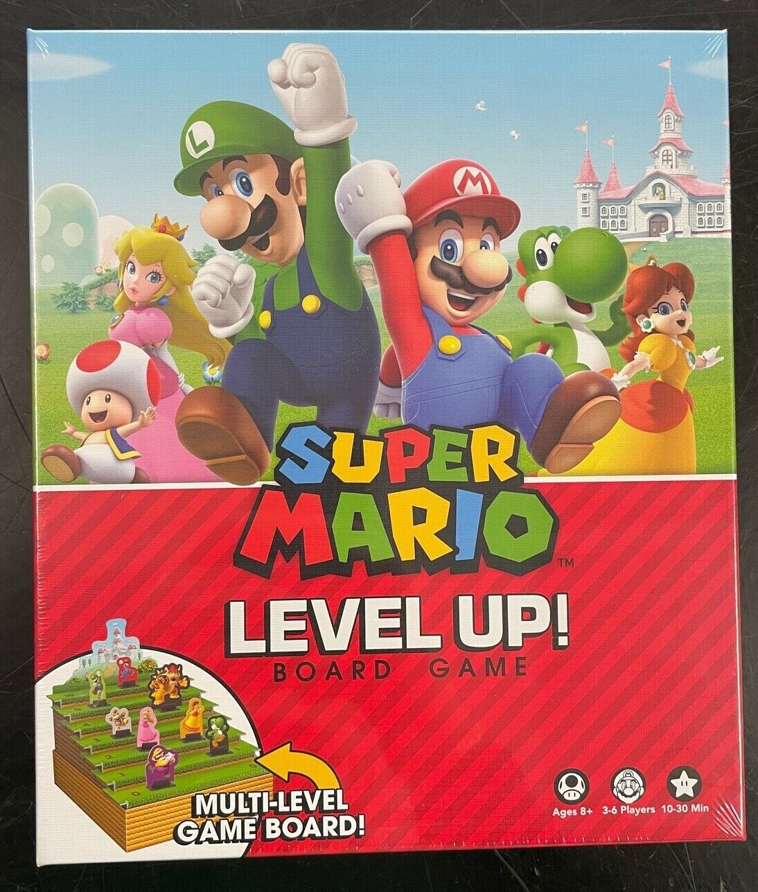 Super Mario Level Up Board Game x 1 New Factory Sealed eBay