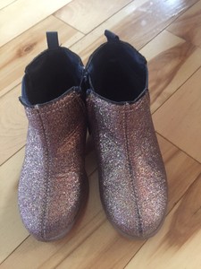 girls rose gold boots
