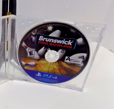 Brunswick Pro Bowling game disc only good shape PS4 (Sony PlayStation 4, 2015)